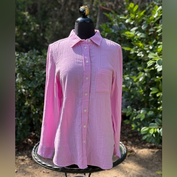 J. Crew Tops - J. Crew long sleeve button down shirt -  size S